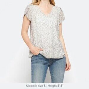 PAPERMOON‎ NWT Alcott Short Sleeve Knit Top S Stitch Fix